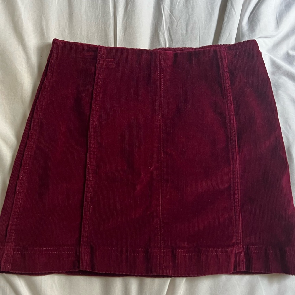Maroon skirt